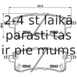Bremžu uzliku kompl., Disku bremzes BREMBO P 59 082
