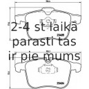 Bremžu uzliku kompl., Disku bremzes BREMBO P 59 049