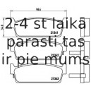 Bremžu uzliku kompl., Disku bremzes BREMBO P 56 053