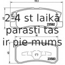 Bremžu uzliku kompl., Disku bremzes BREMBO P 54 031