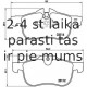 Bremžu uzliku kompl., Disku bremzes BREMBO P 52 017