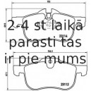 Bremžu uzliku kompl., Disku bremzes BREMBO P 52 017