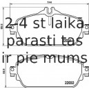 Bremžu uzliku kompl., Disku bremzes BREMBO P 50 118