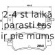 Bremžu uzliku kompl., Disku bremzes BREMBO P 49 047