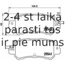 Bremžu uzliku kompl., Disku bremzes BREMBO P 49 047