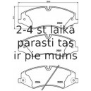 Bremžu uzliku kompl., Disku bremzes BREMBO P 44 022
