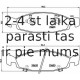 Bremžu uzliku kompl., Disku bremzes BREMBO P 37 005