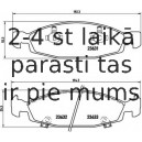 Bremžu uzliku kompl., Disku bremzes BREMBO P 37 005