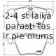 Bremžu uzliku kompl., Disku bremzes BREMBO P 36 027