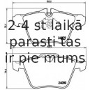 Bremžu uzliku kompl., Disku bremzes BREMBO P 36 027