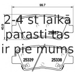 Bremžu uzliku kompl., Disku bremzes BREMBO P 30 067