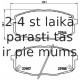 Bremžu uzliku kompl., Disku bremzes BREMBO P 30 034
