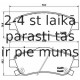 Bremžu uzliku kompl., Disku bremzes BREMBO P 28 045
