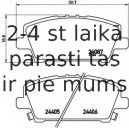 Bremžu uzliku kompl., Disku bremzes BREMBO P 28 037