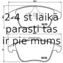 Bremžu uzliku kompl., Disku bremzes BREMBO P 24 076