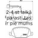 Bremžu uzliku kompl., Disku bremzes BREMBO P 23 146