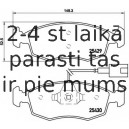 Bremžu uzliku kompl., Disku bremzes BREMBO P 23 138