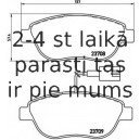 Bremžu uzliku kompl., Disku bremzes BREMBO P 23 137