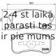 Bremžu uzliku kompl., Disku bremzes BREMBO P 16 008