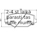 Bremžu uzliku kompl., Disku bremzes BREMBO P 11 032