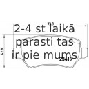 Bremžu uzliku kompl., Disku bremzes BREMBO P 10 013