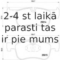 Bremžu uzliku kompl., Disku bremzes BREMBO P 06 078