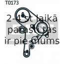 Spriegotājrullītis, Gāzu sadales mehānisma piedziņas siksna SKF VKM 11257