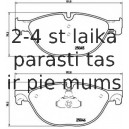 Bremžu uzliku kompl., Disku bremzes BREMBO P 06 076