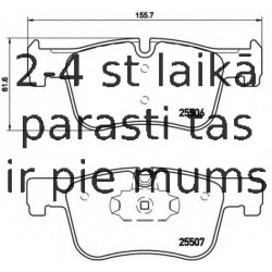 Bremžu uzliku kompl., Disku bremzes BREMBO P 06 070