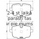 Bremžu uzliku kompl., Disku bremzes BREMBO P 06 061