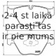 Bremžu uzliku kompl., Disku bremzes BREMBO P 06 055