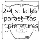 Bremžu uzliku kompl., Disku bremzes BREMBO P 06 055