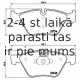 Bremžu uzliku kompl., Disku bremzes BREMBO P 06 036