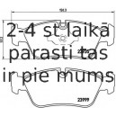 Bremžu uzliku kompl., Disku bremzes BREMBO P 06 035