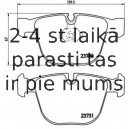 Bremžu uzliku kompl., Disku bremzes BREMBO P 06 026
