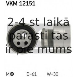 Spriegotājrullītis, Gāzu sadales mehānisma piedziņas siksna SKF VKM 12151