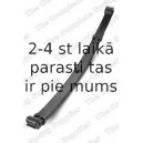 Lāgu atsperes lokšņu komplekts KILEN 564012