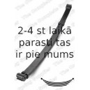 Lāgu atsperes lokšņu komplekts KILEN 564002