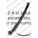 Lāgu atsperes lokšņu komplekts KILEN 562000