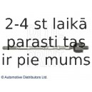 Aksiālais šarnīrs, Stūres šķērsstiepnis BLUE PRINT ADS78715