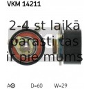 Spriegotājrullītis, Gāzu sadales mehānisma piedziņas siksna SKF VKM 14211