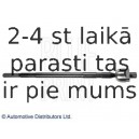 Aksiālais šarnīrs, Stūres šķērsstiepnis BLUE PRINT ADM58729