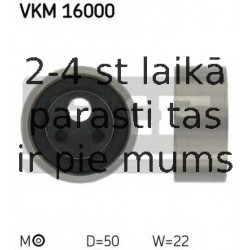 Spriegotājrullītis, Gāzu sadales mehānisma piedziņas siksna SKF VKM 16000