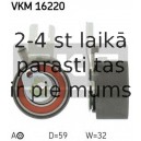 Spriegotājrullītis, Gāzu sadales mehānisma piedziņas siksna SKF VKM 16220