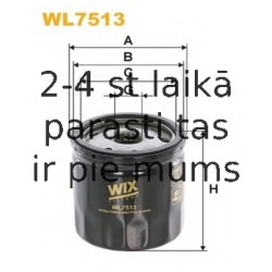 Масляный фильтр WIX FILTERS WL7513