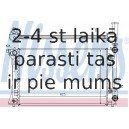 Радиатор, охлаждение двигателя NISSENS 64668A