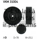 Spriegotājrullītis, Ķīļrievu siksna SKF VKM 31004