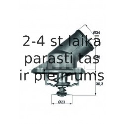 Термостат, охлаждающая жидкость MAHLE ORIGINAL TI 224 92