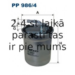 Топливный фильтр FILTRON PP986/4