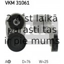 Spriegotājrullītis, Ķīļrievu siksna SKF VKM 31061